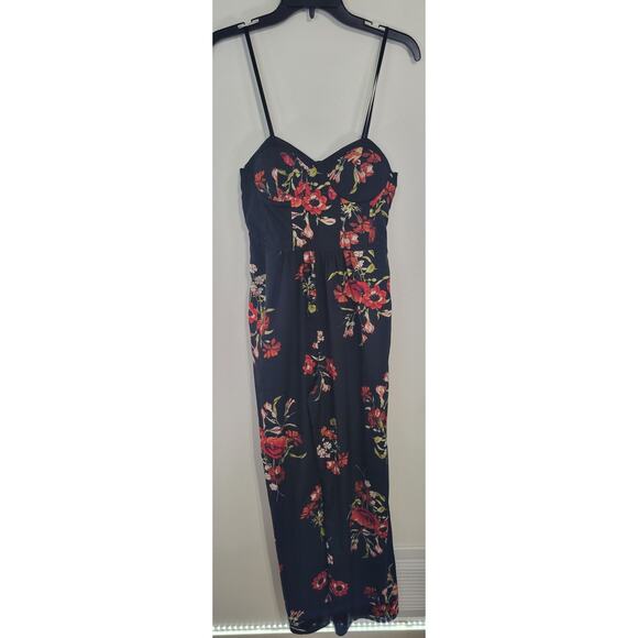 Band of Gypsies Jumpsuit Womens Small Floral Boho Sexy Rockstar Whimsical Fun - Picture 2 of 7